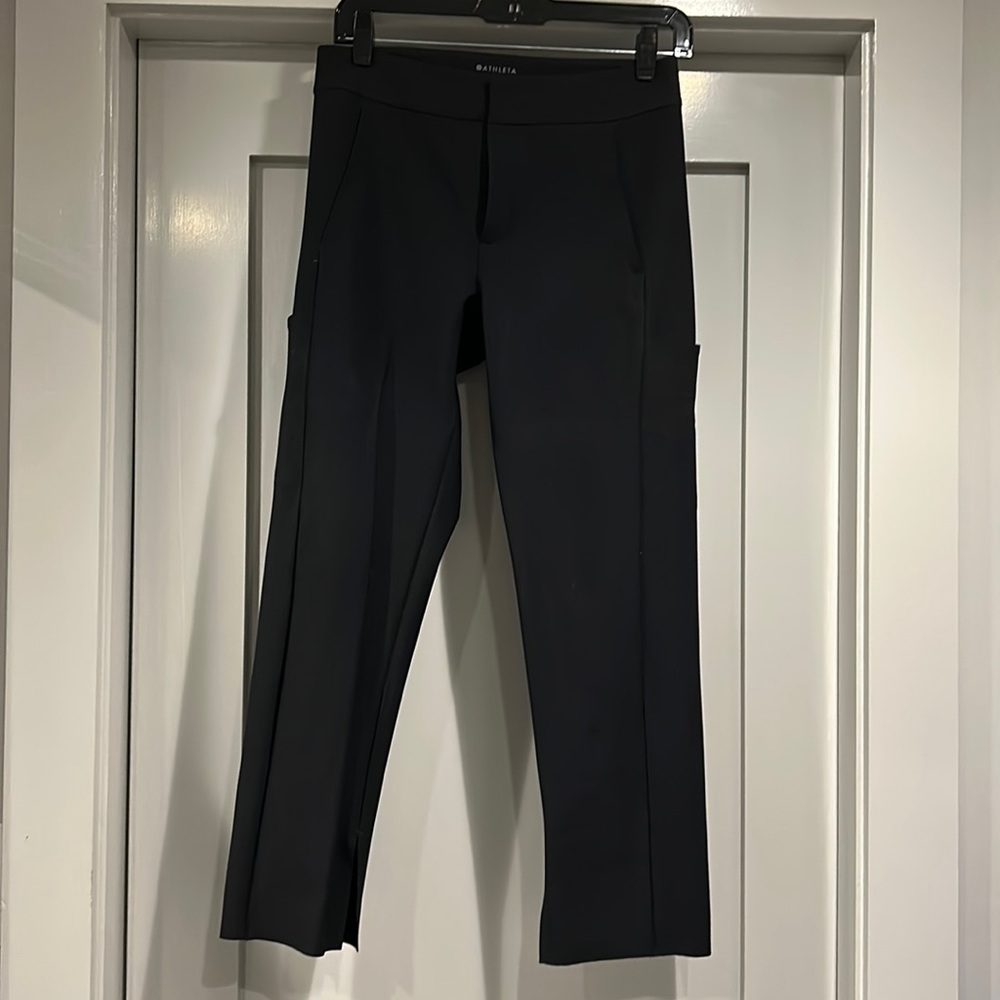ATHLETA Stellar Trouser in Black Size 4